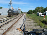 looking east from the west crossing