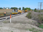 looking east from the east crossing