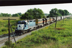 Westbound Turn at the Wilton overpass, Sept. 2, 2005.