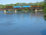 Cedar River bridge, Moscow, Sept. 30, 2005