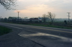 Amtrak test train east of Wilton at mp 205.5, April 1998