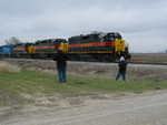 Shooting the westbound turn at 196.5, April 19, 2007.