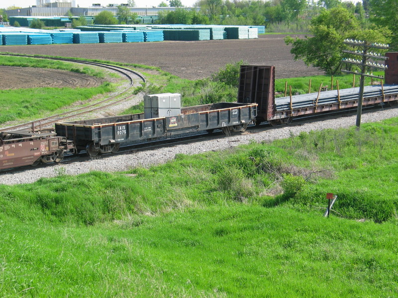 Interesting load on the westbound.