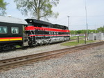 Deadhead move goes east at Colona, April 19, 2010.