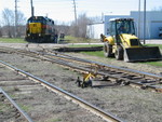 Bureau Rocket arrives at the interchange yard in La Salle to pick up empties, April 7, 2009.