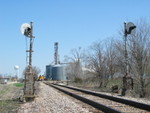 Looking east at Stuart.  The crew dumped more rock here, then the MOW guys got off and left the train crew to go about their business.