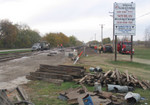 Looking west at the new Atkinson East Switch on 4-Nov-2005.