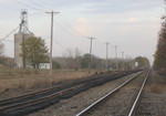 Looking east near the old signal bridge in Atkinson, IL on 4-Nov-2005.