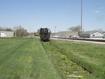 Prototype view looking west along South Siding, long-time home of IAIS Jordan Spreader 9500.