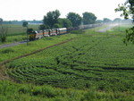 Westbound at the Wilton overpass, Aug. 10, 2007.