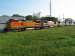 Another BN local with TWO 500s was parked down in the 17th St. yard.