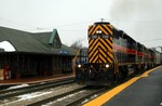 IAIS 150 Eastbound passing New Lenox Station