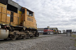 BNSF Detour meets BICB-03 @ 44th St; Rock Island, IL.