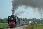 6988 rounds the curve just west of Tiffin, IA, with BICB in tow