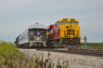 IAIS Biz Train & IAIS 516 @ Walcott, IA.