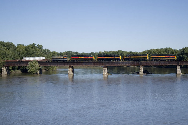 Cedar River; Moscow, IA.