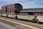 NNW, ex-ROCK hoppers at Moline, IL.