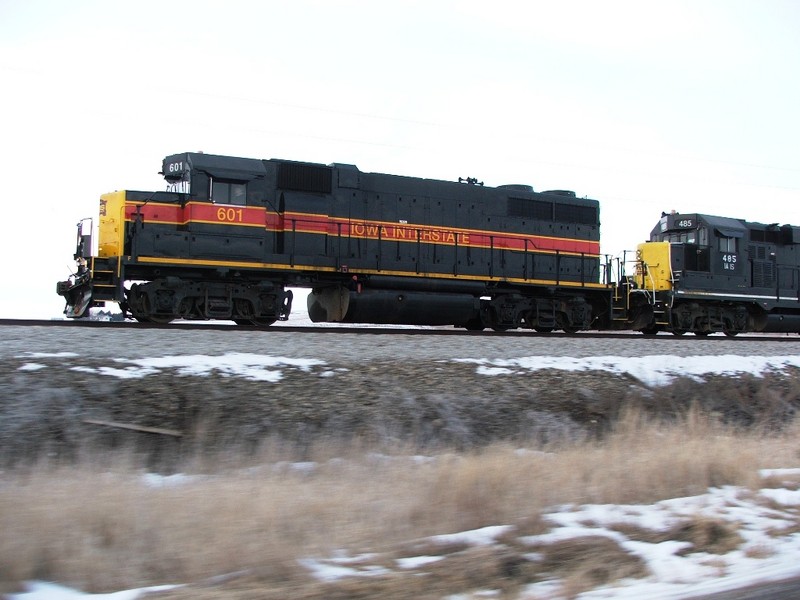 Pacing along Iowa 601 just east of Ladora.