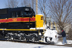 Snow removal from IAIS 153 @ Moline, IL.