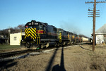 626 West with a hodgepodge of power at Seneca, IL in November of 1994.  Photo by Dan Tracy.