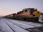 IAIS 151 heads east on BNSF rails through Joliet, IL on 01/03/2008.  Joe Kaminskas #2.