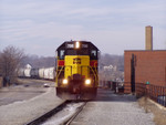 IAIS 708 at Joliet, on February 5th 2005 leading CBBI.  Photo by Robby Gragg.