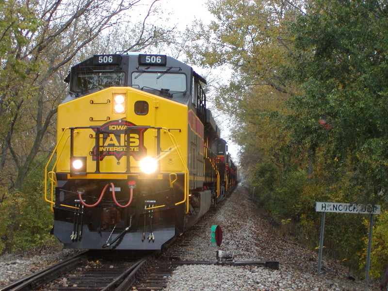 IAIS 506 East @ Hancock Jct, IA. 14-Oct-2008.  Joe Atkinson #1.