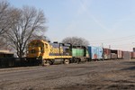 Oh, that's what we're waiting on...  It's the BNSF local job, lead by ex-ATSF B23-7 4234