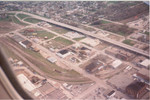 IAIS' line to the UP is seen toward the top of this photo, passing the depot and then curving west.  In the upper right corner is the Ready Mix plant that IAIS served in 2005.

Curving across the bottom of this photo is the BN/BNSF's main and Q Yard.  At least some of the former International Harvestor buildings in the lower right are now slated for renovation into condos, bordering the south edge of Council Bluffs' Haymarket District.