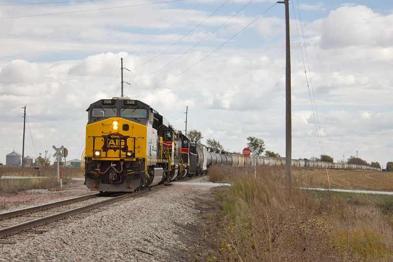 BICB-18 approaching Walcott, IA.