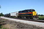 Atlantic Rover at Menlo, IA about to enter the Ethanol Plant on 7-15-10