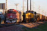 CBBI slides past the Hawkeye Express on opening day Sept 4, 2010. Dave Kroeger Photo