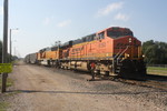 Right behind the Tramp was an EB BNSF Coal Load, the only one I've managed to capture. Short Line Yard 9-21-10