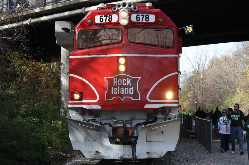 Hawkeye Express at Melrose Ave during the Michigan St Game 10-30-10