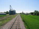 Looking back towards Menlo, IA