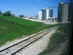 Adair Elevator Track, part of the old mainline