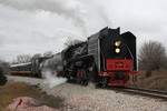 EB Steam Special at Clucas, MP 383, between Earlham and DeSoto.