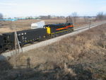 Coal train pusher.