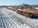 Looking south from 127th St.; not much going on at Burr Oak today.