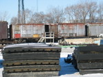 Snooping around Burr Oak yard I got a halfway decent shot of this old converted troop sleeper.