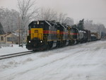 East train at Wilton, Dec. 12, 2007.