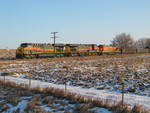 Westbound turn at the 215 crossing, Dec. 12, 2008.
