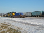 The westbound's crew is setting a pig (NOKL 210008) out at the West Liberty ramp, Dec. 14, 2007.