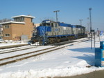 Going back up the main past BI tower, heading for the yard.