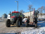 Loading grain at Wiota.