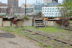 Old piggyback loading ramp east of Gerdau