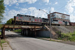 KCS 4609 starts down the Golden State over Fillmore Street in Davenport.