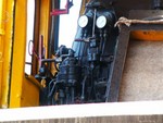 Loaded on flat cars at Port of Houston, TX