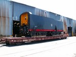 Loaded on flat cars at Port of Houston, TX