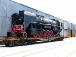 Loaded on flat cars at Port of Houston, TX